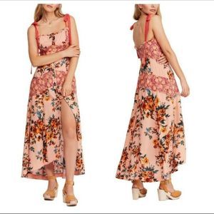 Free People Lover Boy Maxi Dress Coral